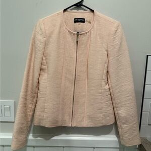 NWOT Karl Lagerfeld Pink Blazer with Textured Fabric